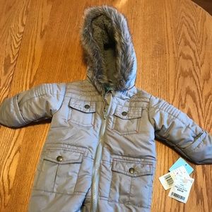 Infant snow onesie down&fleece